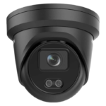 Hikvision DS-2CD2347G2-LU 4MP Gen2 Outdoor ColorVu BLACK Turret Camera with Acusense & Mic 30m White LED 2.8mm