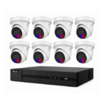 HiLook by Hikvision 8MP 4K Acusense 8 Camera, 8CH NVR Kit – ACDC All in one Camera with Colour Deterrance