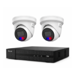 HiLook Hikvision 8MP 4K 4CH CCTV Kit with 2 Full-Color Audio Cameras IPC-T289