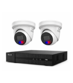 HiLook Hikvision 8MP 4K 4CH CCTV Kit with 2 Full-Color Audio Cameras IPC-T289