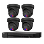 Hikvision Hilook 6MP Acusense 4 Camera CCTV Kit – ACDC Light, Speaker & Strobe BLACK