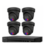 Hikvision Hilook 6MP Acusense 4 Camera CCTV Kit – ACDC Light, Speaker & Strobe BLACK