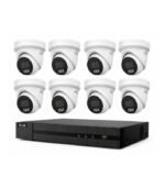 HiLook Hikvision 8MP Pro Series CCTV Kit – 8x Turret IPC-T383H-MU + 16CH PoE NVR (NVR-216MH-C/16P)