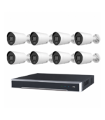 Hikvision 6MP 8CH CCTV Kit: 8x Darkfighter Mini Bullet Cameras & 8CH PoE NVR with 4TB (DS-2CD2066G2H-IU + DS-7608NI-M2-8P)