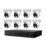 HiLook Hikvision 8MP Pro Series CCTV Kit – 8x Turret IPC-T383H-MU + 8CH PoE NVR (NVR-108MH-C/8P)