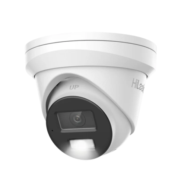 HiLook IPC-T383H-MU Pro 8MP Acusense Turret IP Camera with Mic Colour Night (White or Black)