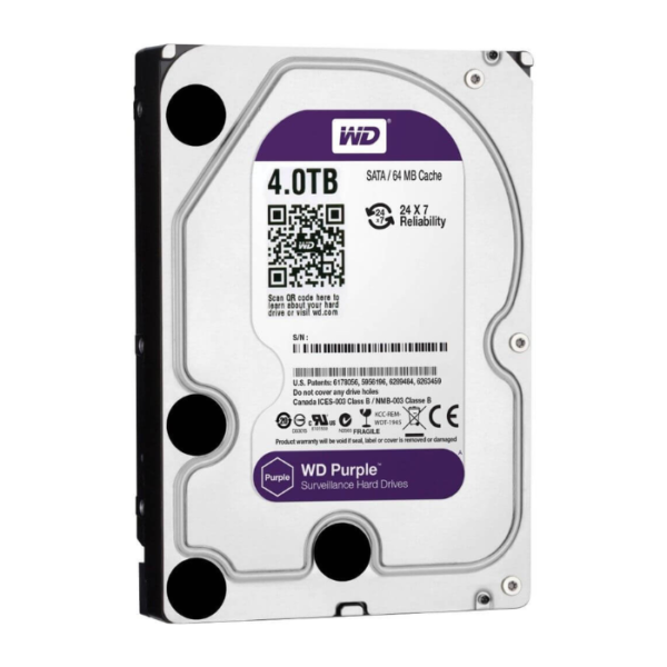 4TB HDD – WD Purple / Surveillance Hard Drive for DVRs & NVRs