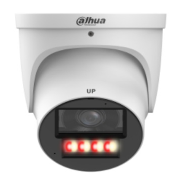 Dahua 8MP WizMind DH-IPC-HDW5859H-ASE-PV-PRO Pro Series WizColor Turret Camera with Active Deterrence, 2-Way Audio, 60m IR