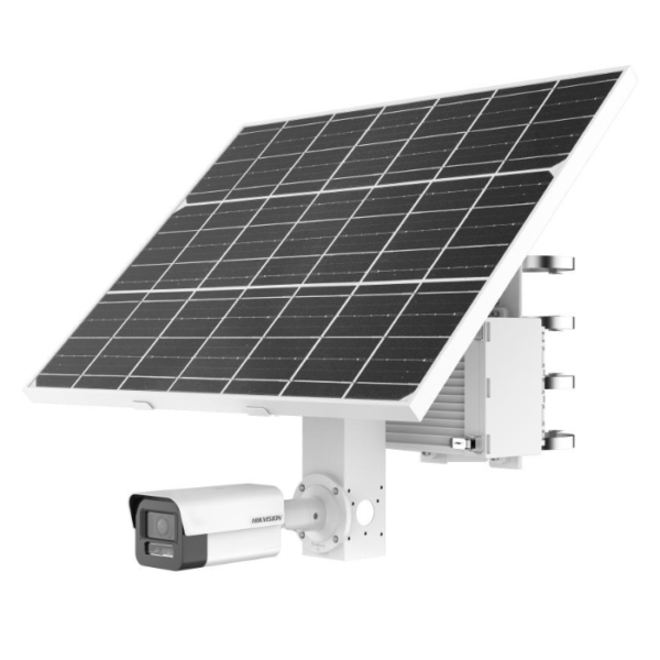 Hikvision 4MP DS-2XS6A46G1E-LIZS-C36S80-12MM Solar-Powered Bullet Camera with 12mm Lens and 80W Solar Panel