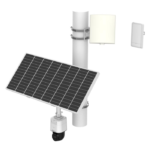 Hikvision 4MP ColorVu DS-2XS3Q47G1-LDWH-C18S40-B Solar PT Camera Bundle Kit with SMA-ADAPTER, AF003-100 Waterproof Sealing Tape & Two-Way Audio