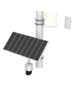 Hikvision 4MP ColorVu DS-2XS3Q47G1-LDWH-C18S40-B Solar PT Camera Bundle Kit with SMA-ADAPTER, AF003-100 Waterproof Sealing Tape & Two-Way Audio