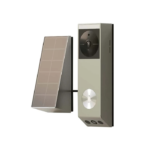 EZVIZ EP3X Dual Lens Doorbell Solar Panel Accessory, EMMC 32GB