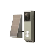 EZVIZ EP3X Dual Lens Doorbell Solar Panel Accessory, EMMC 32GB