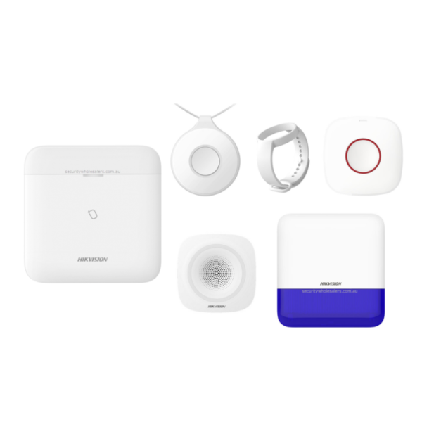 Hikvision AX PRO Duress Alarm Security Kit – Control Panel, Panic Buttons & Sirens
