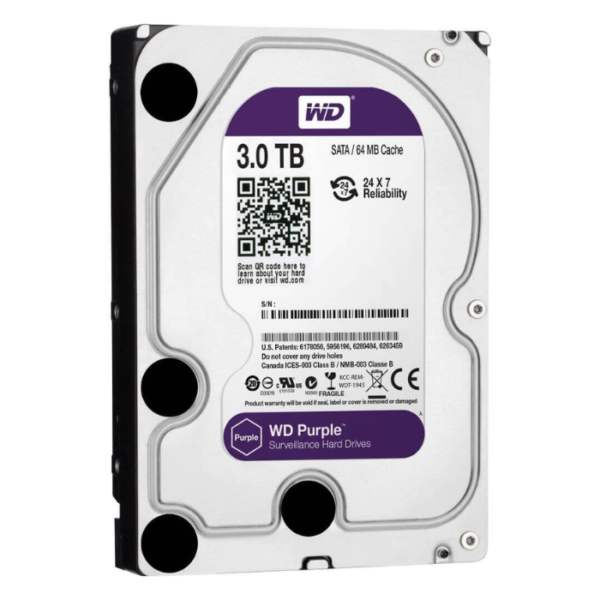 3TB HDD – WD HDD Hard Drive for DVRs & NVRs