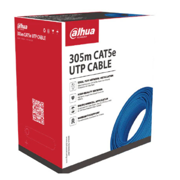 Dahua UTP CAT5e Cable 305M Blue Color