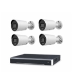 Hikvision 6MP 4CH CCTV Kit: 4x Darkfighter Mini Bullet Cameras & 4CH PoE NVR (DS-2CD2066G2H-IU + DS-7604NI-M1-4P)