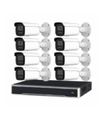 Hikvision 6MP 8CH CCTV Kit: 8x Darkfighter Bullet Cameras with AcuSense + 8CH PoE NVR with 4TB (DS-2CD2T66G2H-2I DS-7608NI-M2/8P)